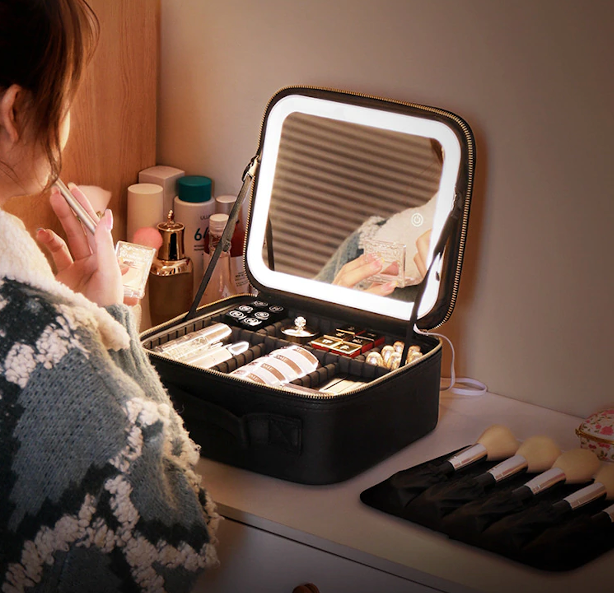Always Prepared Light up Make-Up Case Organiser